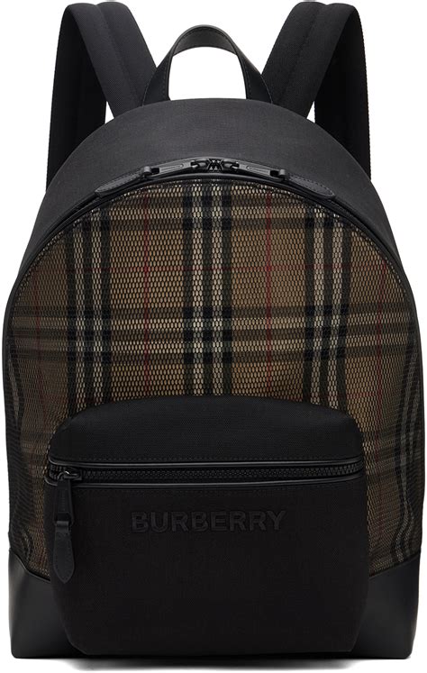 mino burberry backpack|burberry black check backpack.